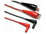 Test leads; Urated: 30V; Inom: 10A; Len: 1.5m; test leads x2 FLUKE