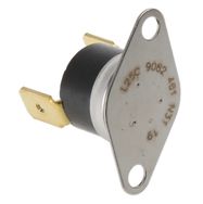 Honeywelli bimetalltermostaat, avaneb +25°C juures, sulgub 15°C juures, +150°C max, SPST NC, automaatne lähtestamine, klambriga kinnitatav.
