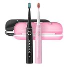 Sonic toothbrushes with head set and case FairyWill FW-507 (Black and pink), FairyWill