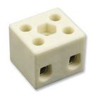 TERMINAL BLOCK, PWR DIST., 2POS, CERAMIC