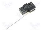 Microswitch SNAP ACTION; 10A/250VAC; 2A/30VDC; with lever; SPDT OMRON
