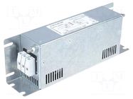 Filter: anti-interference; three-phase; 480VAC; 50A; 199x58x90mm SCHURTER