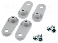 Suspension for enclosure; polycarbonate; MNX FIBOX