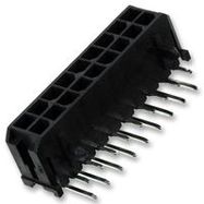 CONNECTOR, HEADER, 18POS, 2ROW, 3MM