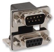 D SUB, DUAL, PLUG, RECEPTACLE, 9WAY