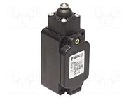 Limit switch; rubber seal,pin plunger Ø10mm; NO + NC; 10A; IP67 PIZZATO ELETTRICA