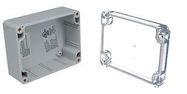 ENCLOSURE, WALL MOUNT, PC, GREY/CLEAR