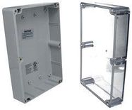 ENCLOSURE, WALL MOUNT, PC, GREY/CLEAR