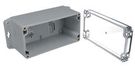 ENCLOSURE, WALL MOUNT, PC, GREY/CLEAR