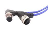 CBL ASSY, 3P R/A M12 PLUG-R/A RCPT/16.4 