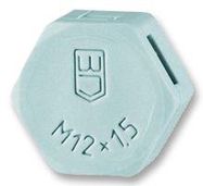 VENTILLATION PLUG, PA6, M12, GREY