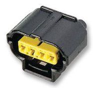 CONN HOUSING, PLUG, 4POS, 5MM