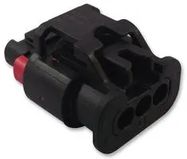 AUTOMOTIVE CONN HOUSING, RCPT, 3POS