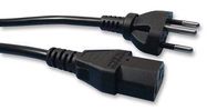 POWER CORD,SWISS TYPE 12 TO IEC C13,2.5M