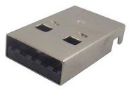 USB CONN, 2.0, USB TYPE A, PLUG, SURFACE