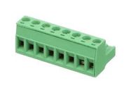 TERMINAL BLOCK, PLUGGABLE, 8POS, 12AWG