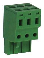 TERMINAL BLOCK, PLUGGABLE, 3POS, 14AWG