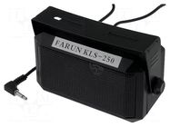 CB speaker; 6W; 8Ω; Len: 2m; 100x75x65mm FARUN