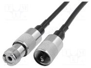 Extender; UHF socket,UHF plug; 2m 