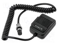 CB microphone; PIN: 4; XLR FARUN