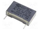 Capacitor: polypropylene; X2; R46; 47nF; 18x5x11mm; THT; ±10%; 15mm KEMET