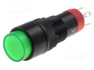 Switch: push-button; Pos: 2; SPDT; 0.5A/250VAC; 1A/24VDC; ON-ON ONPOW