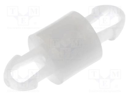 PCB distance; polyamide; L: 4mm; latch/latch; natural; UL94V-2 FIX&FASTEN FIX-MADA-4