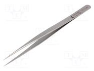Tweezers; 140mm; for precision works; Blade tip shape: sharp IDEAL-TEK