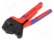 Tool: for crimping; non-insulated terminals 4,8mm; 0.5÷6mm2 KNIPEX