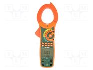 Meter: power; pincers type; LCD; (9999); I AC: 100mA÷1kA; 522g; 55mm EXTECH