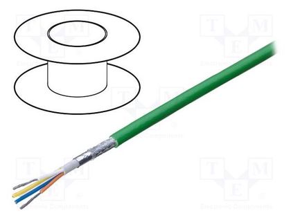 Wire; industrial Ethernet,PROFINET; 5e; stranded; Cu; 4x22AWG BELDEN 70008PU