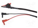 Kelvin cable; 70VDC; 20A; Len: 1.5m; red and black; Insulation: PVC SCHÜTZINGER