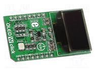 Click board; prototype board; Comp: SSD1306; OLED; display; 3.3VDC MIKROE