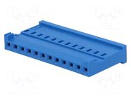 Connector: wire-board; plug; female; PIN: 12; HE14; straight; 2.54mm TE Connectivity