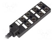Splitter; A code-DeviceNet / CANopen; PIN: 5; IP67; 2A; 24V; 1m AMPHENOL