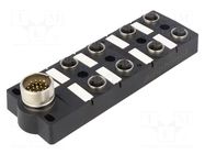 Splitter; A code-DeviceNet / CANopen; PIN: 5; IP67; 2A; 24V; IN: 8 AMPHENOL