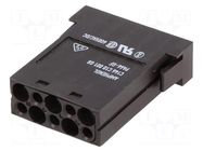 Connector: HDC; module; female; 400V; PIN: 10; w/o contacts AMPHENOL