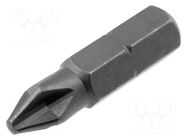 Screwdriver bit; Phillips; PH2; Overall len: 25mm WERA