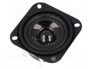 Loudspeaker; 10W; 8Ω; 58.5x58.5x28mm; 120÷20000Hz; Ø: 56mm VISATON