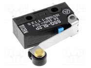 Microswitch SNAP ACTION; 3A/250VAC; 4A/30VDC; SPDT; ON-(ON); SSG OMRON Electronic Components