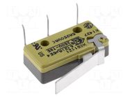 Microswitch SNAP ACTION; 5A/250VAC; with lever; SPDT; ON-(ON) SAIA-BURGESS