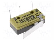 Microswitch SNAP ACTION; 5A/250VAC; with lever; SPDT; ON-(ON) SAIA-BURGESS