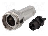 Connector: circular; plug; female; PIN: 2; Buccaneer 7000; 25A; 600V BULGIN