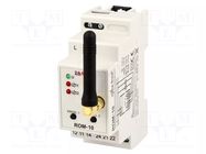 Receiver; for DIN rail mounting; 230VAC; relay NO / NC x2; 300m ZAMEL
