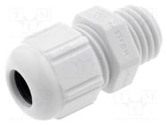 Cable gland; M12; 1.5; IP68; polyamide; grey; UL94V-2 