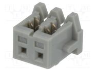 Connector: IDC; plug; female; PIN: 2; KR; Pitch: 2mm; for cable; 100V JST