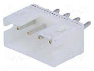 Connector: wire-board; socket; male; PIN: 4; PH; 2A; 100V; straight JST
