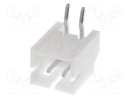 Socket; wire-board; male; PH; 2mm; PIN: 2; THT; 100V; 2A; -25÷85°C JST