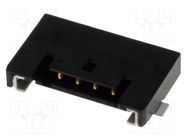 Connector: wire-board; socket; male; Pico-Lock; 1mm; PIN: 4; SMT MOLEX