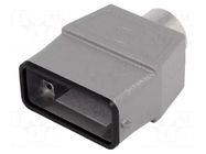 Enclosure for connectors: HDC; size 10A; for cable; Han® A; IP65 HARTING